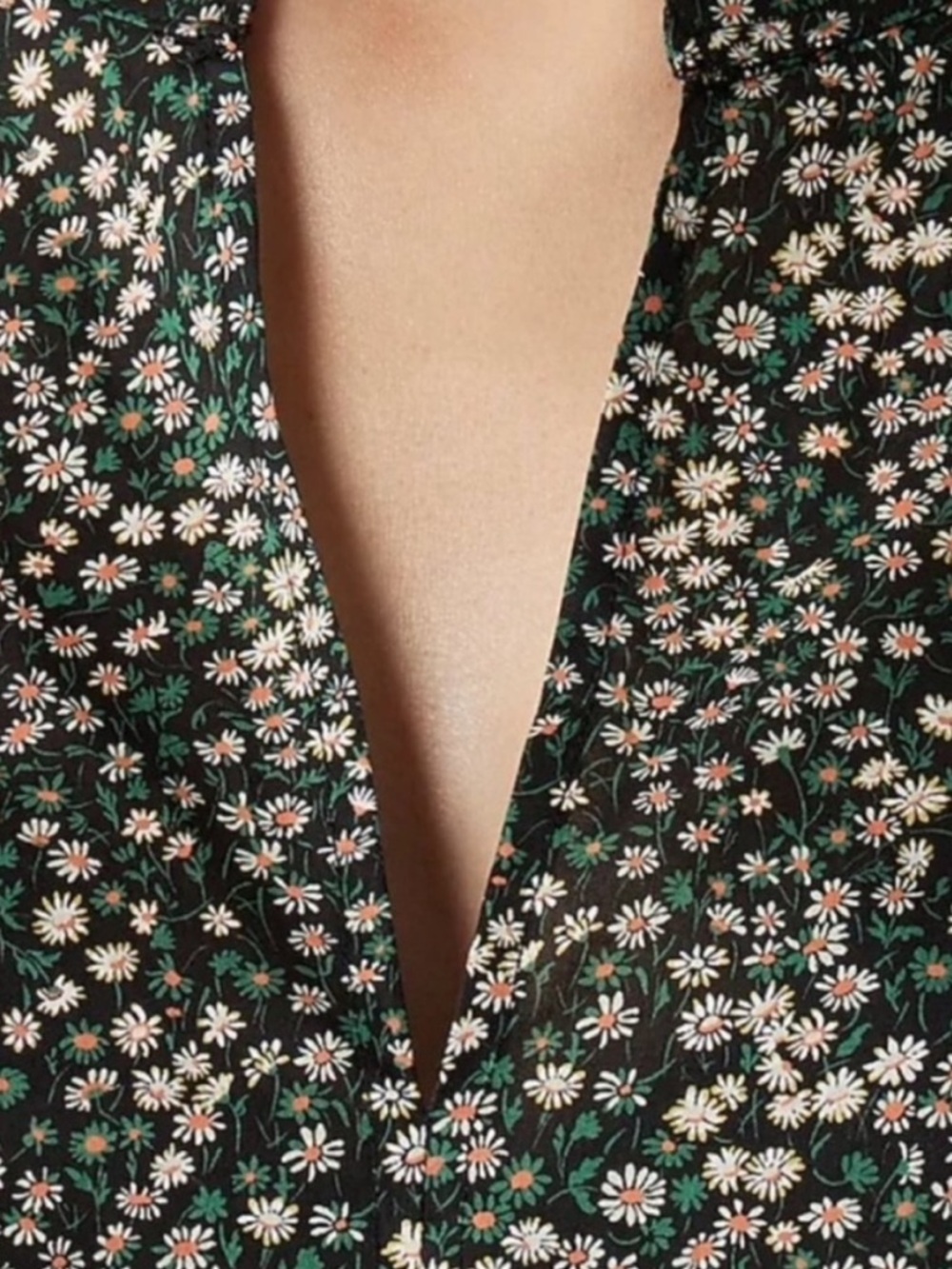 J. Crew Liberty of London Delilah Dress Marguerite Ditsy Daisy Floral Pockets M - Picture 4 of 12